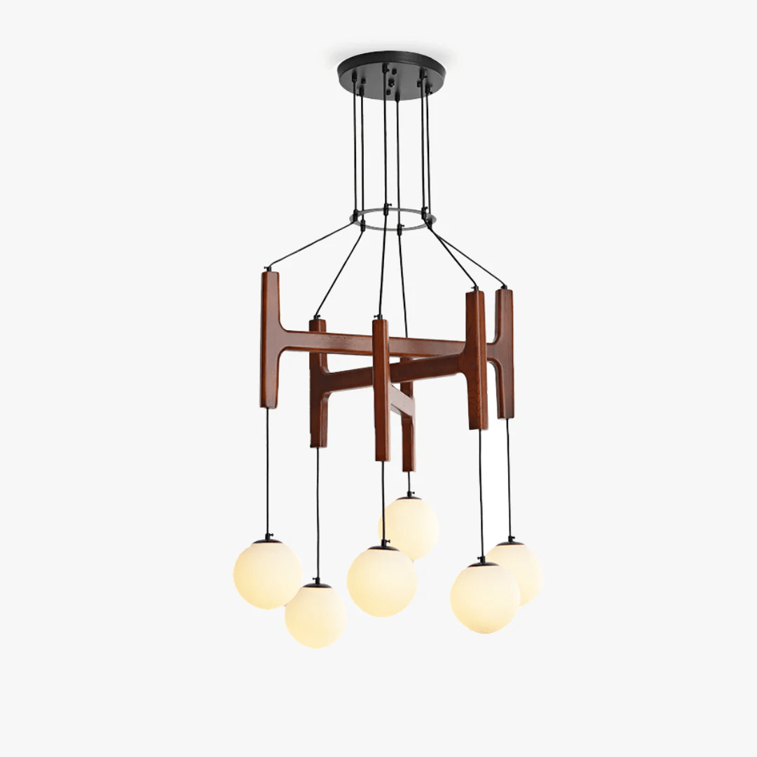 Meldenhill Wood Pendant Light-Moonnatur