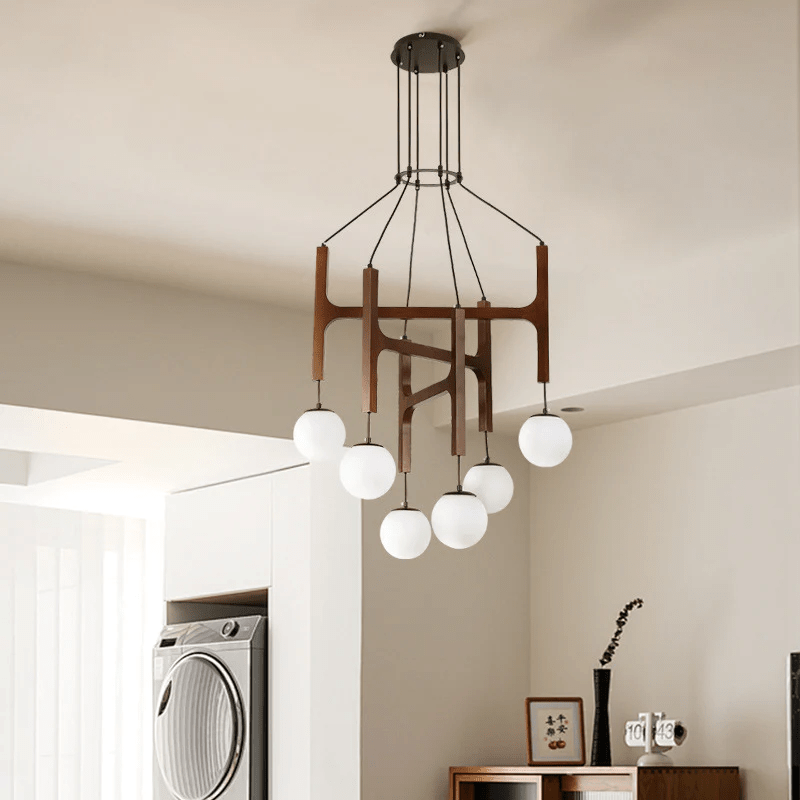 Meldenhill Wood Pendant Light-Moonnatur