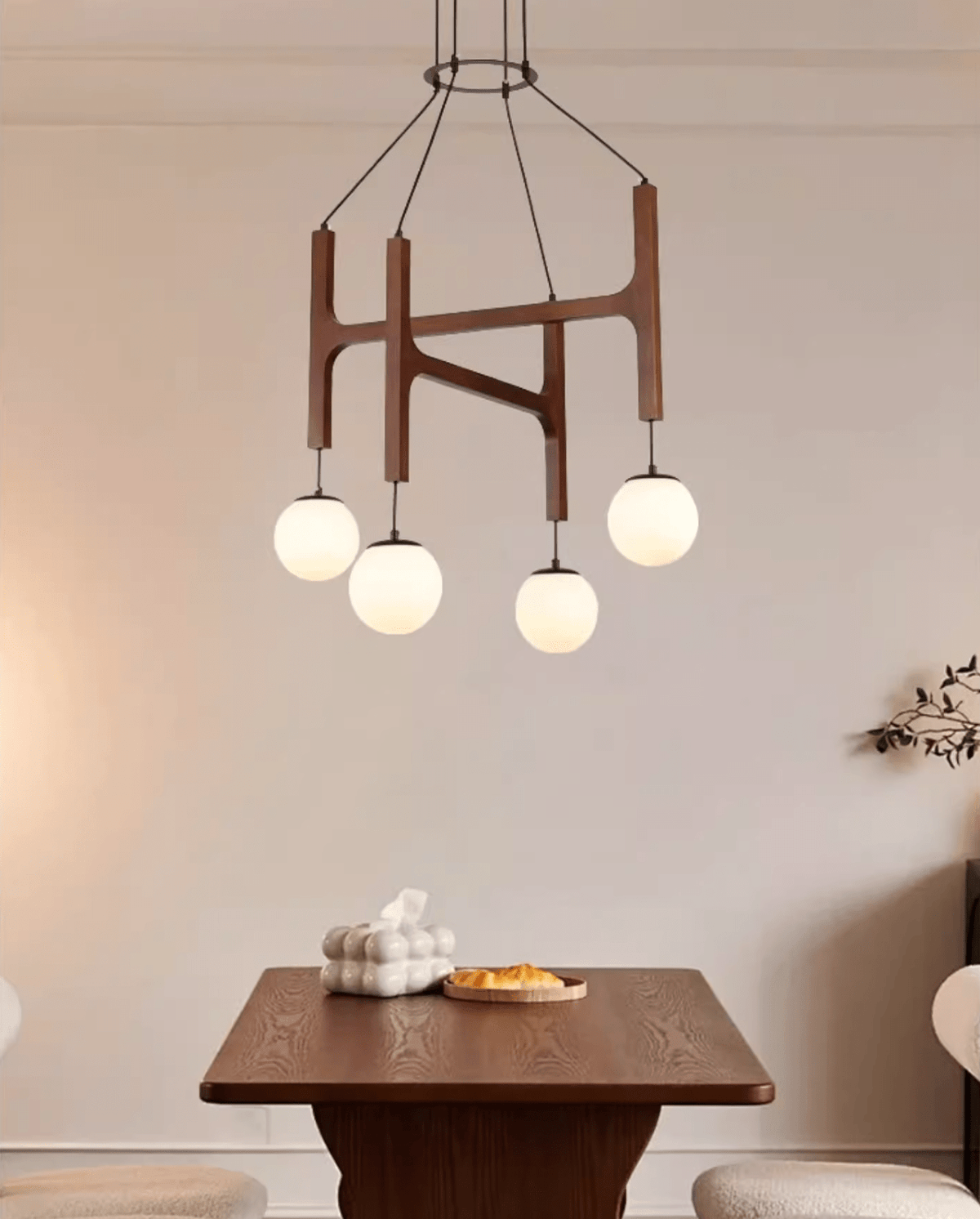 Meldenhill Wood Pendant Light-Moonnatur