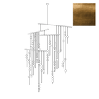 Ilvenaria Brass Chandelier-Moonnatur