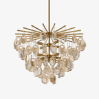 Erlenorie Glass Chandelier-Moonnatur
