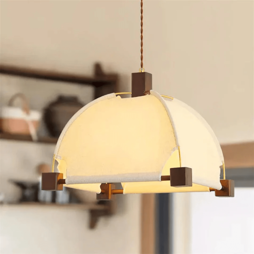 Ureneris Fabric Pendant Light-Moonnatur