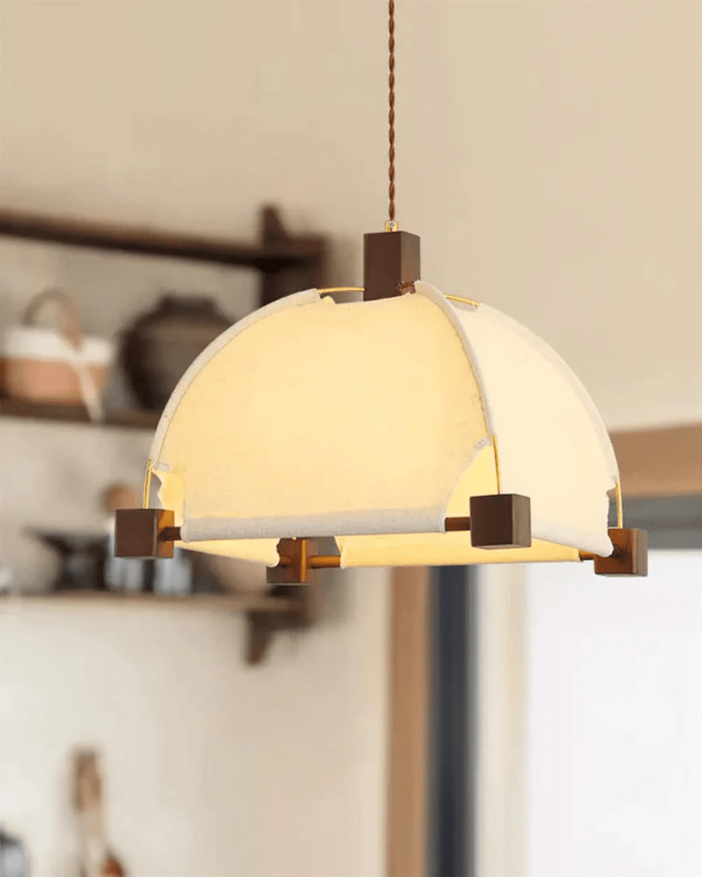 Ureneris Fabric Pendant Light-Moonnatur