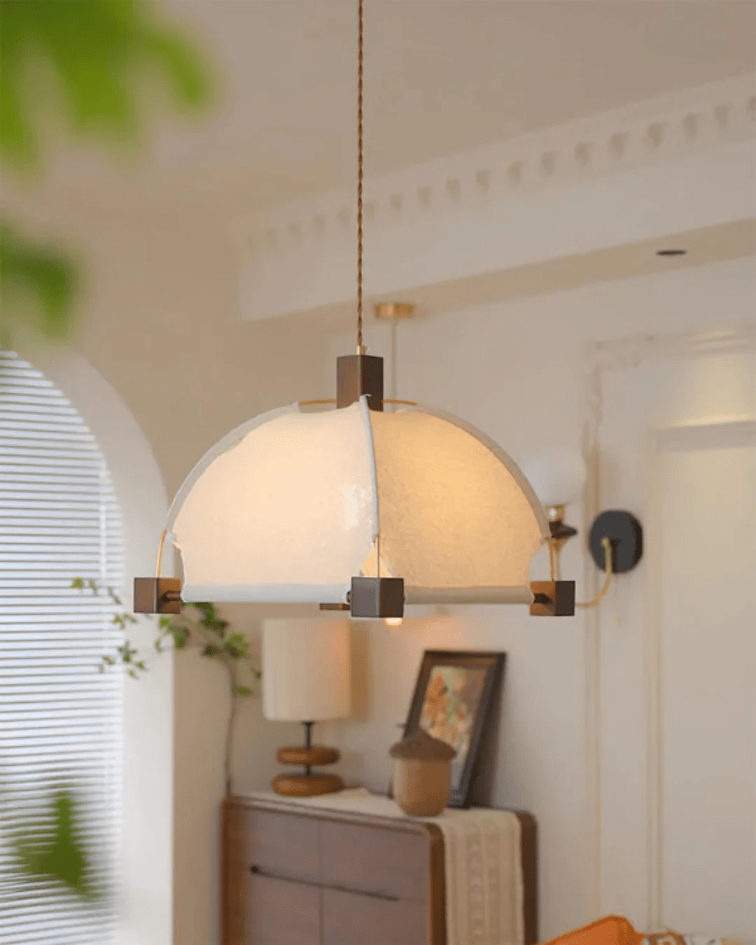 Ureneris Fabric Pendant Light-Moonnatur