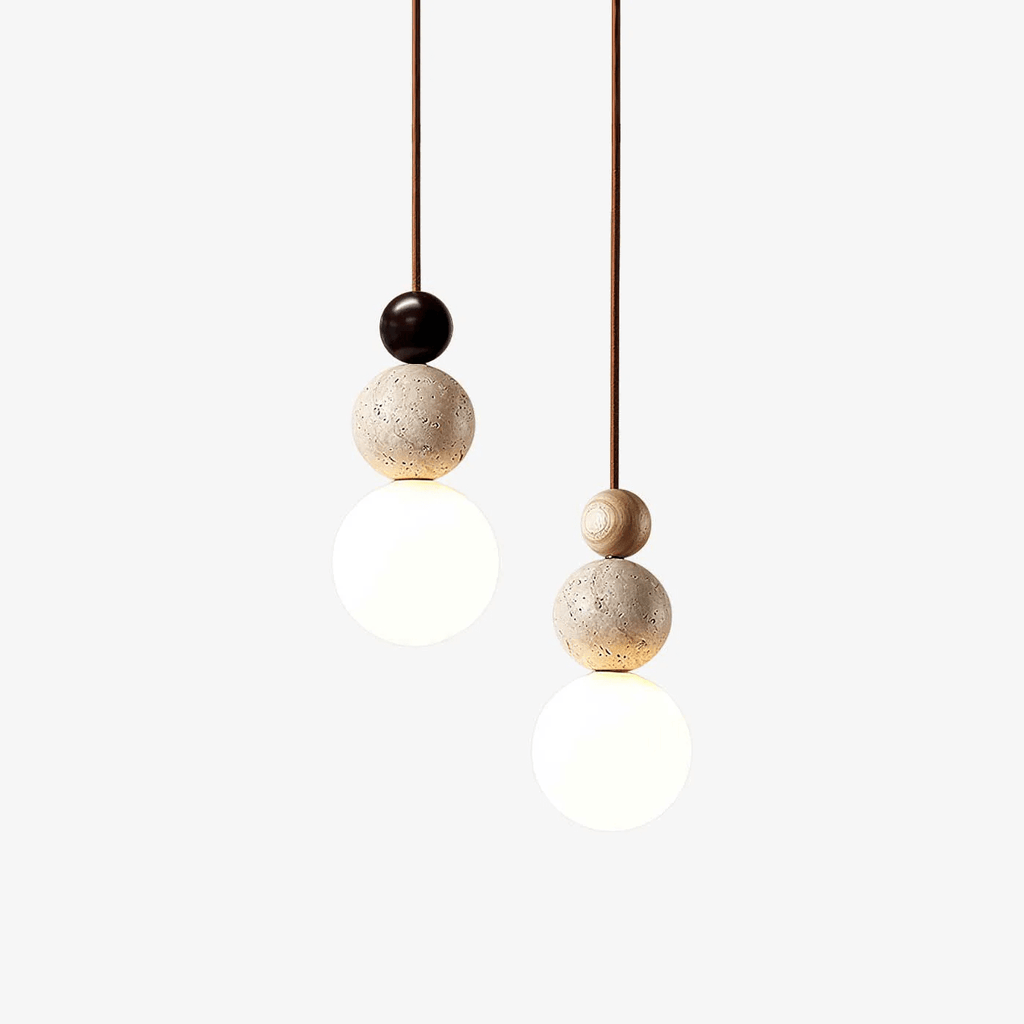 Penreloria Travertine Pendant Light-Moonnatur