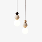 Penreloria Travertine Pendant Light-Moonnatur