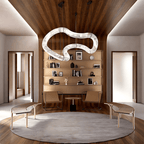 Yarrelheath Alabaster Chandelier-Moonnatur