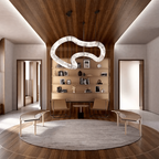 Yarrelheath Alabaster Chandelier-Moonnatur