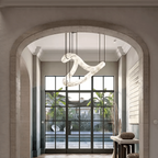 Yarrelheath Alabaster Chandelier-Moonnatur