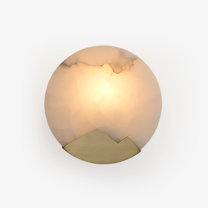 Wilvenford Alabaster Wall Light-Moonnatur