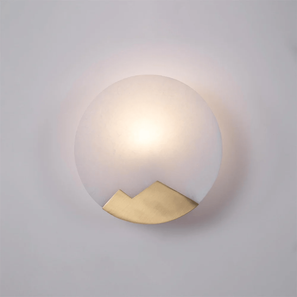 Wilvenford Alabaster Wall Light-Moonnatur