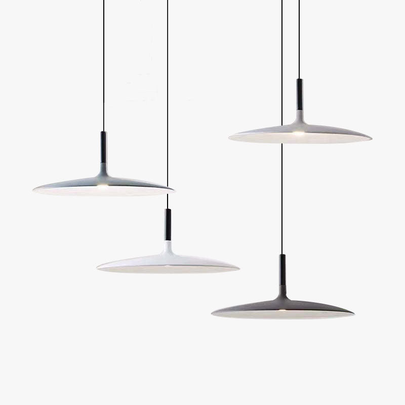 Rava Pendant Light Pan, Plate Shape Modern Design - Neutralighting