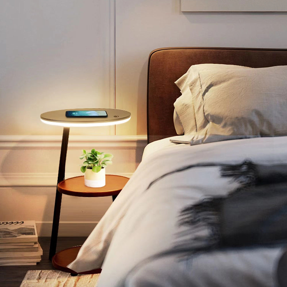 Woldenonna Wood Floor Lamp-Moonnatur
