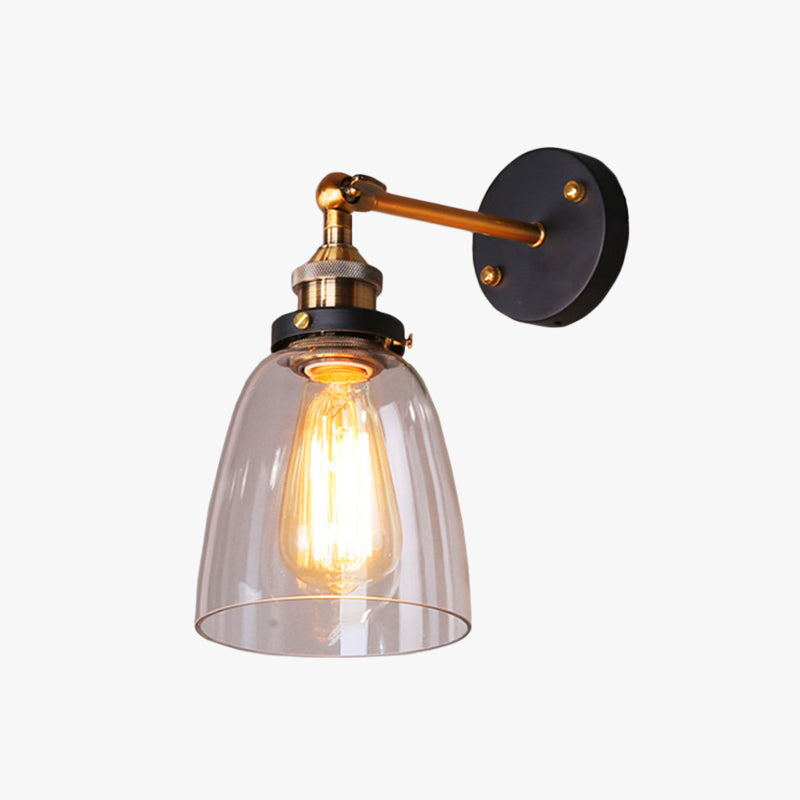 Denelford Glass Wall Light-Moonnatur