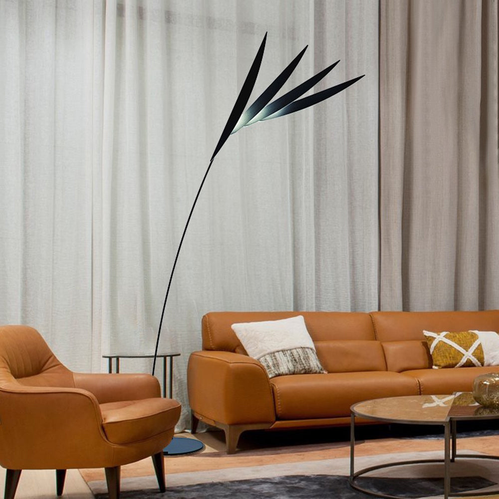 Morrelelyn Acrylic Floor Lamp-Moonnatur