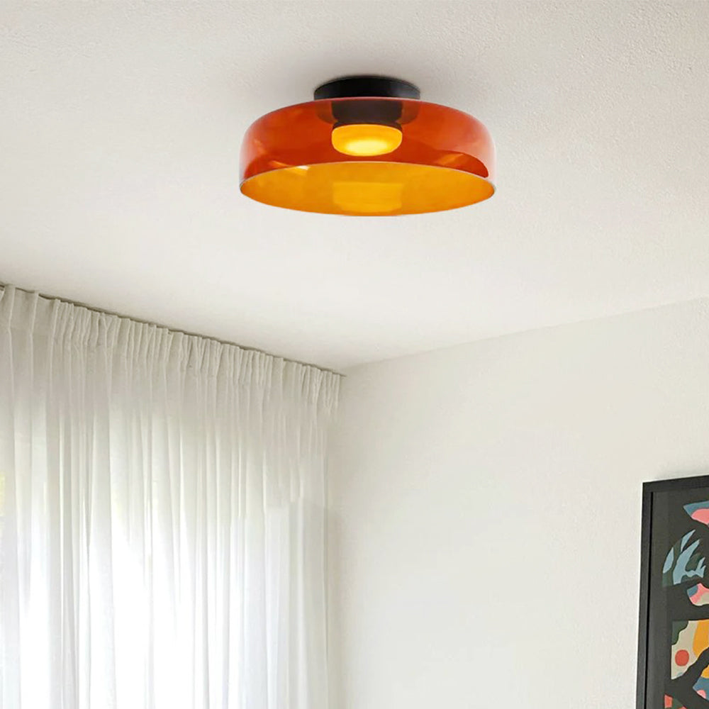 Ashenelia Glass Ceiling Light-Moonnatur