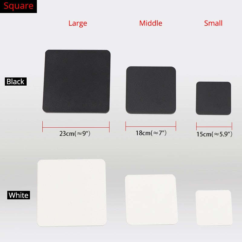 Klyne Minimalist Round/Square Outdoor Wall Lamp LED, Black/White - Neutralighting