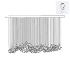 Qerise Glass Chandelier-Moonnatur