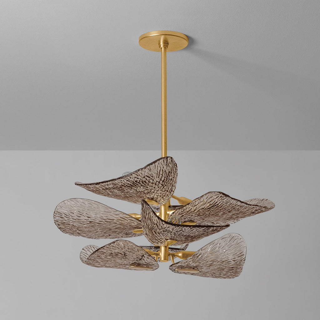 Casterrose Glass Chandelier-Moonnatur