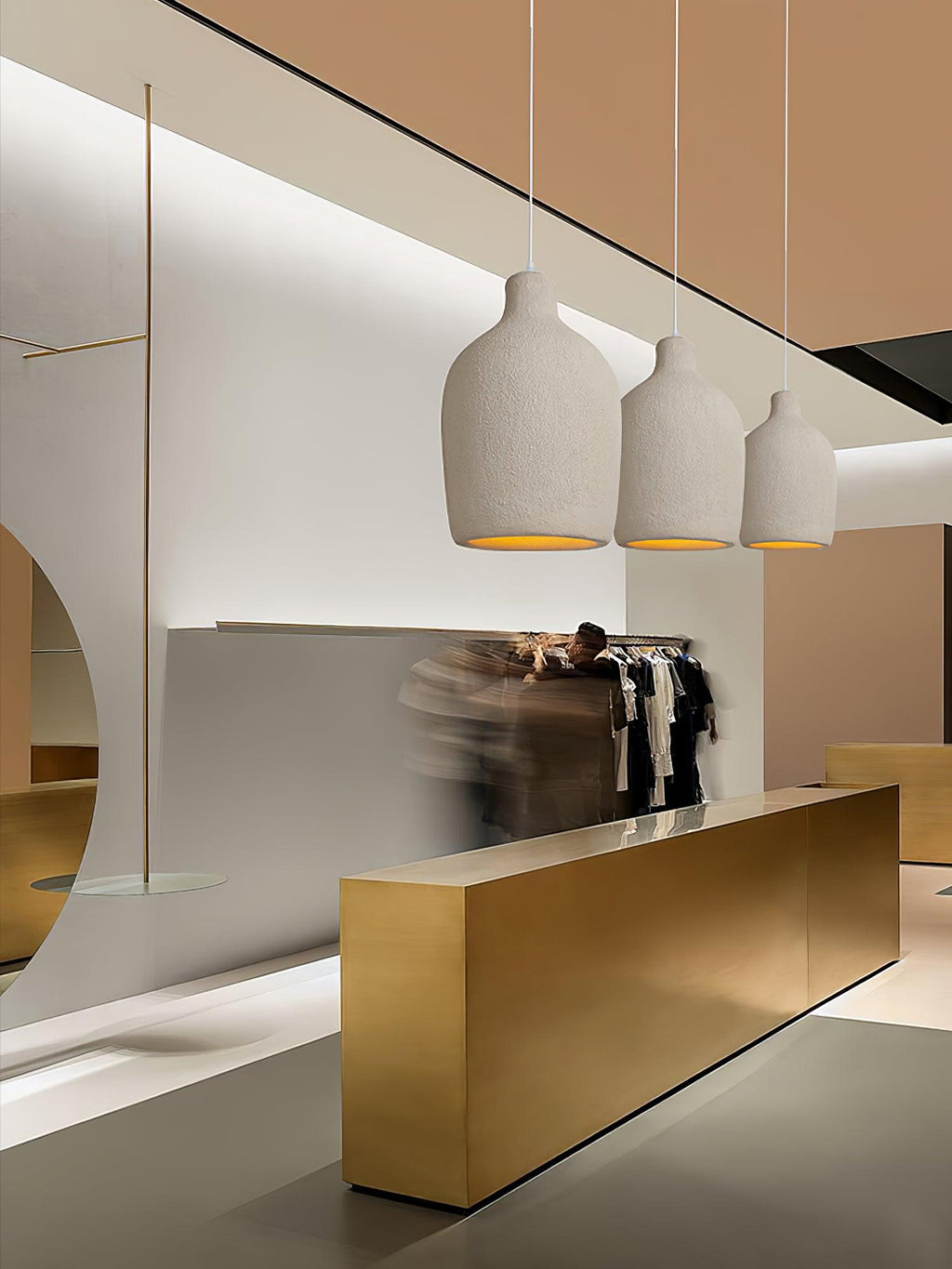 Gelmisse Polystyrene Pendant Light-Moonnatur