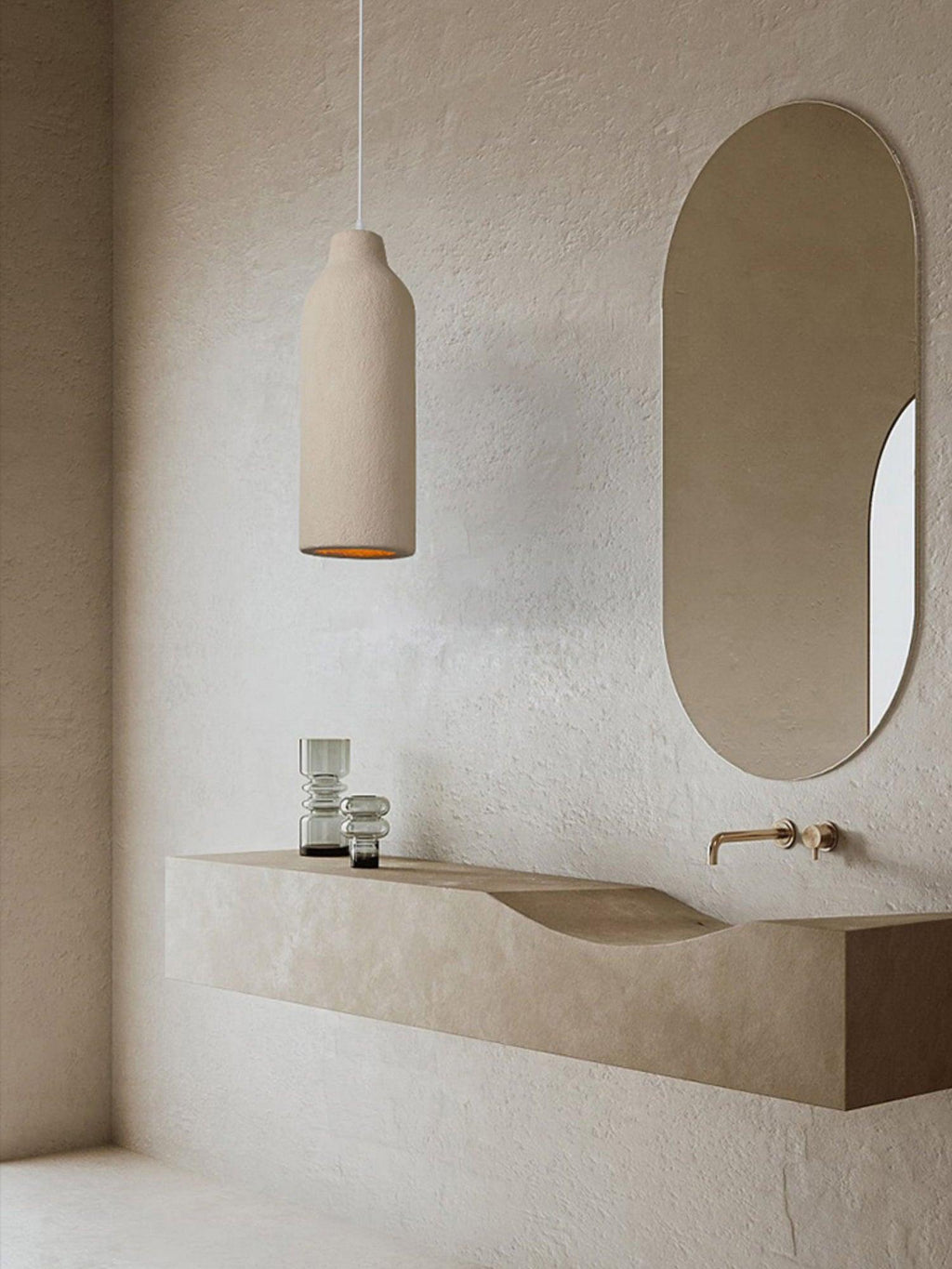 Gelmisse Polystyrene Pendant Light-Moonnatur