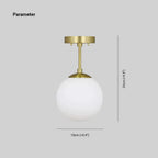 Tildenaria Glass Ceiling Light-Moonnatur