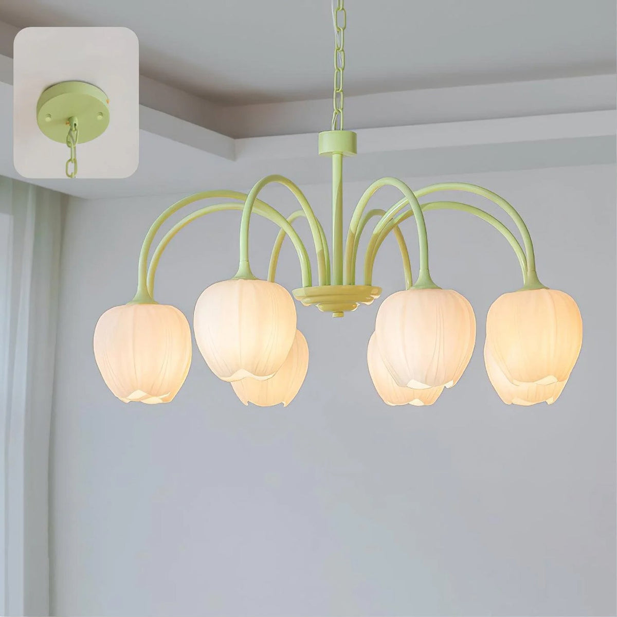 Ordelford Glass Chandelier-Moonnatur