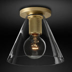 Hresora Glass Ceiling Light-Moonnatur