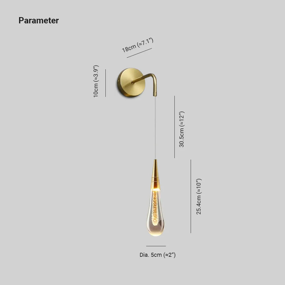 Renverwick Crystal Wall Light-Moonnatur