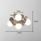 Faldenley Glass Chandelier-Moonnatur