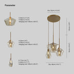 Garnelelle Glass Pendant Light-Moonnatur