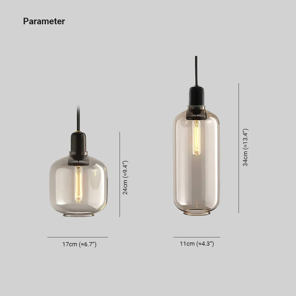 Wardenelia Glass Pendant Light-Moonnatur