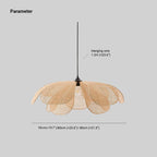 Valdenina Rattan Pendant Light-Moonnatur