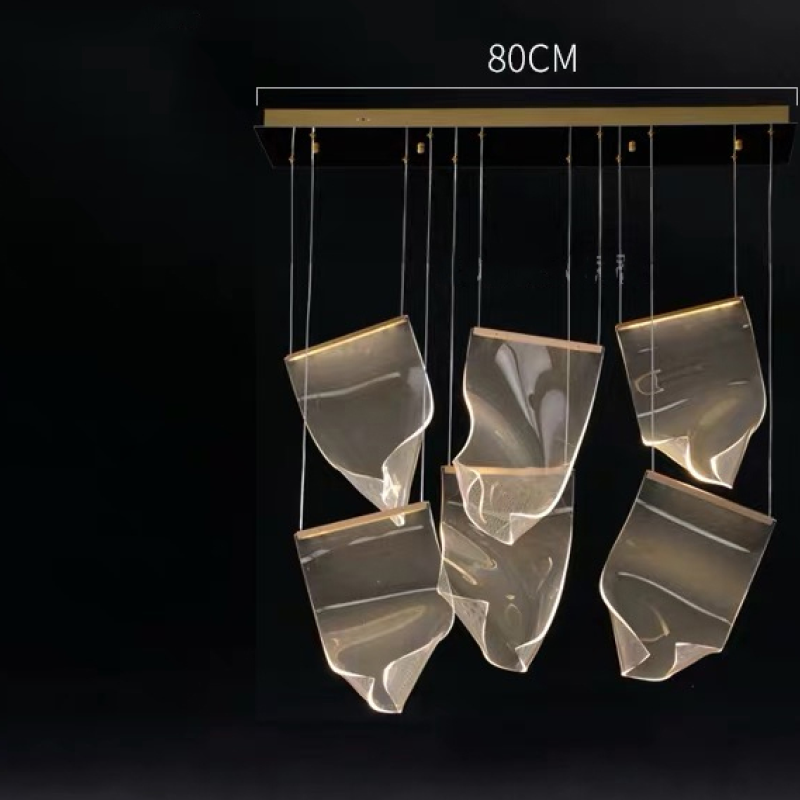 Keldelwren Acrylic Chandelier-Moonnatur