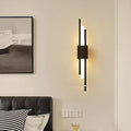 Dune Modern Bar Metal LED Wall Lamp, Black/Gold - Neutralighting