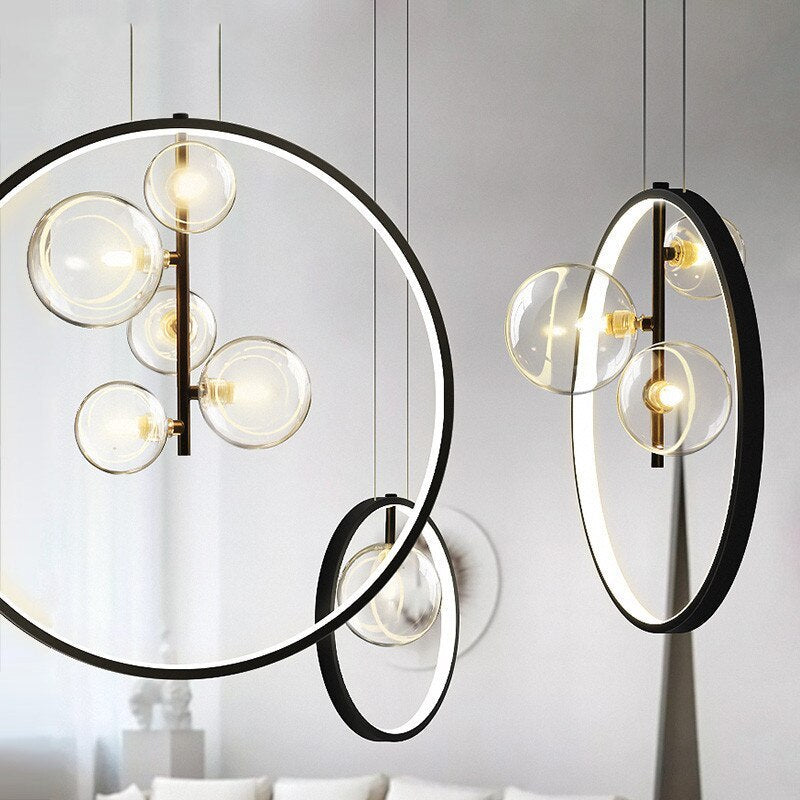 Nardenenora Glass Pendant Light-Moonnatur