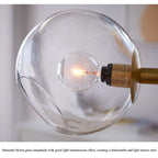 Laderwyn Glass Pendant Light-Moonnatur