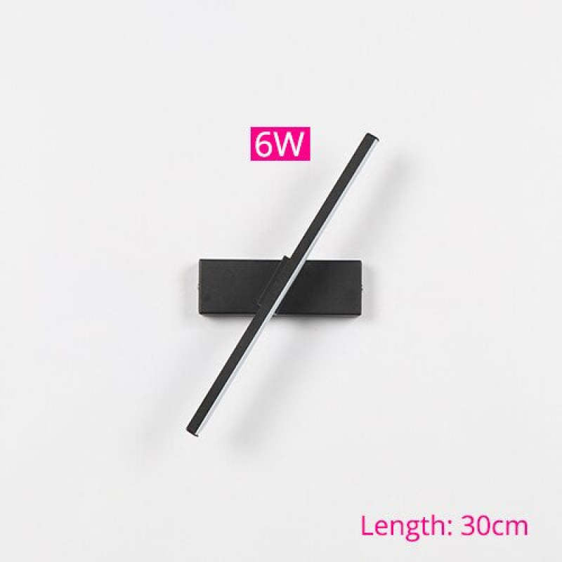 Struve Rotatable Wall Lamp for Bedroom, Black/White - Neutralighting