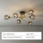 Inverrose Glass Chandelier-Moonnatur