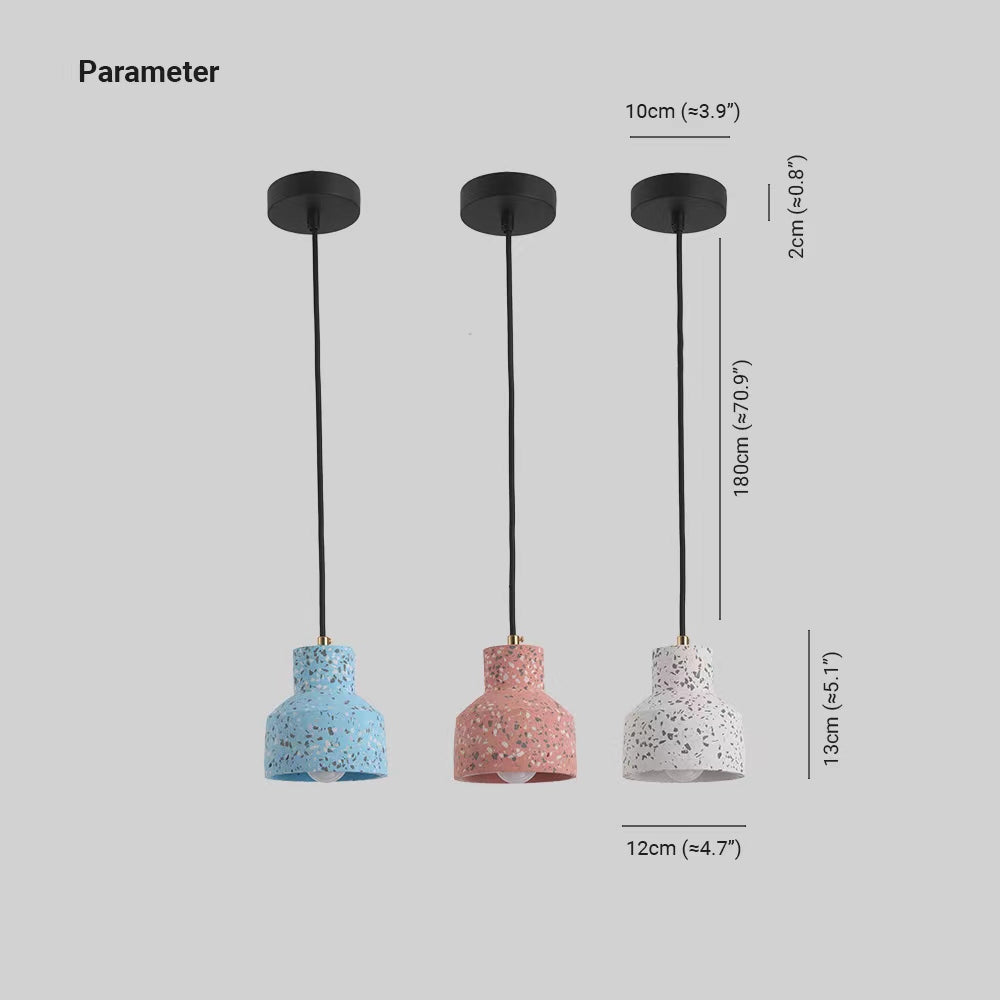 Nethenvale Cement Pendant Light-Moonnatur