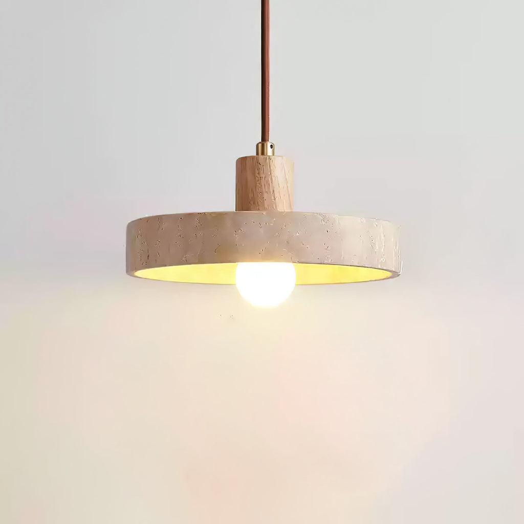 Yarrelfield Travertine Pendant Light-Moonnatur