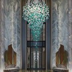 Qerise Glass Chandelier-Moonnatur