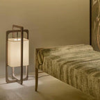 Farnelwick Fabric Floor Lamp-Moonnatur