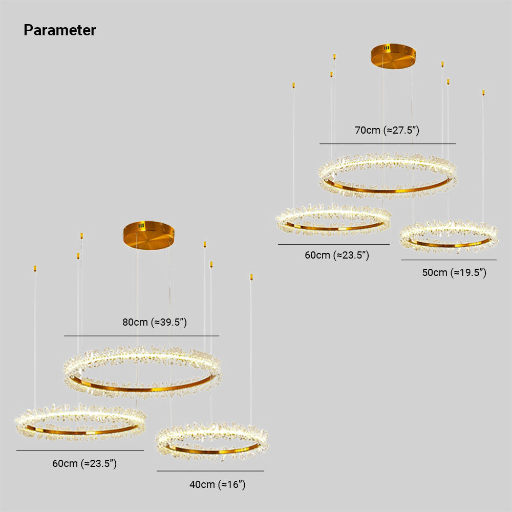 Rardenelyn Crystal Pendant Light-Moonnatur