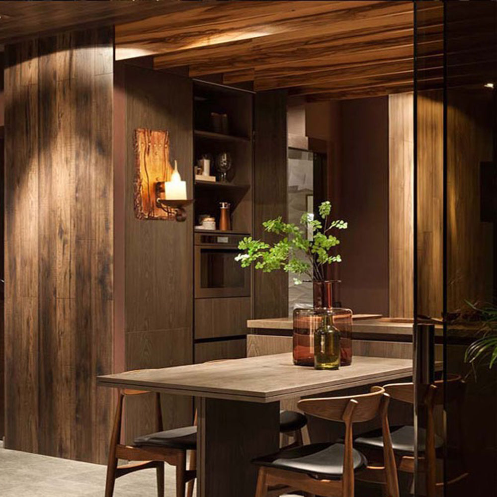 Oakenevia Pine Wood Wall Light-Moonnatur