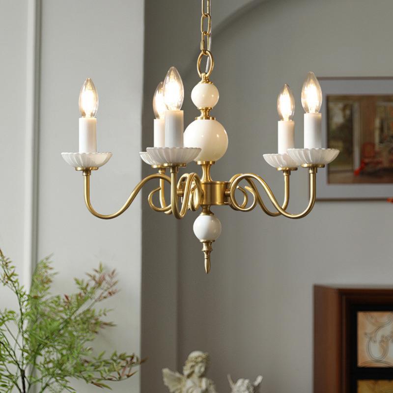 Hatherdale Ceramic Chandelier-Moonnatur