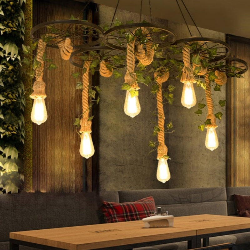 Garnelheath Metal Chandelier-Moonnatur