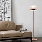 Wilvenelle Glass Floor Lamp-Moonnatur