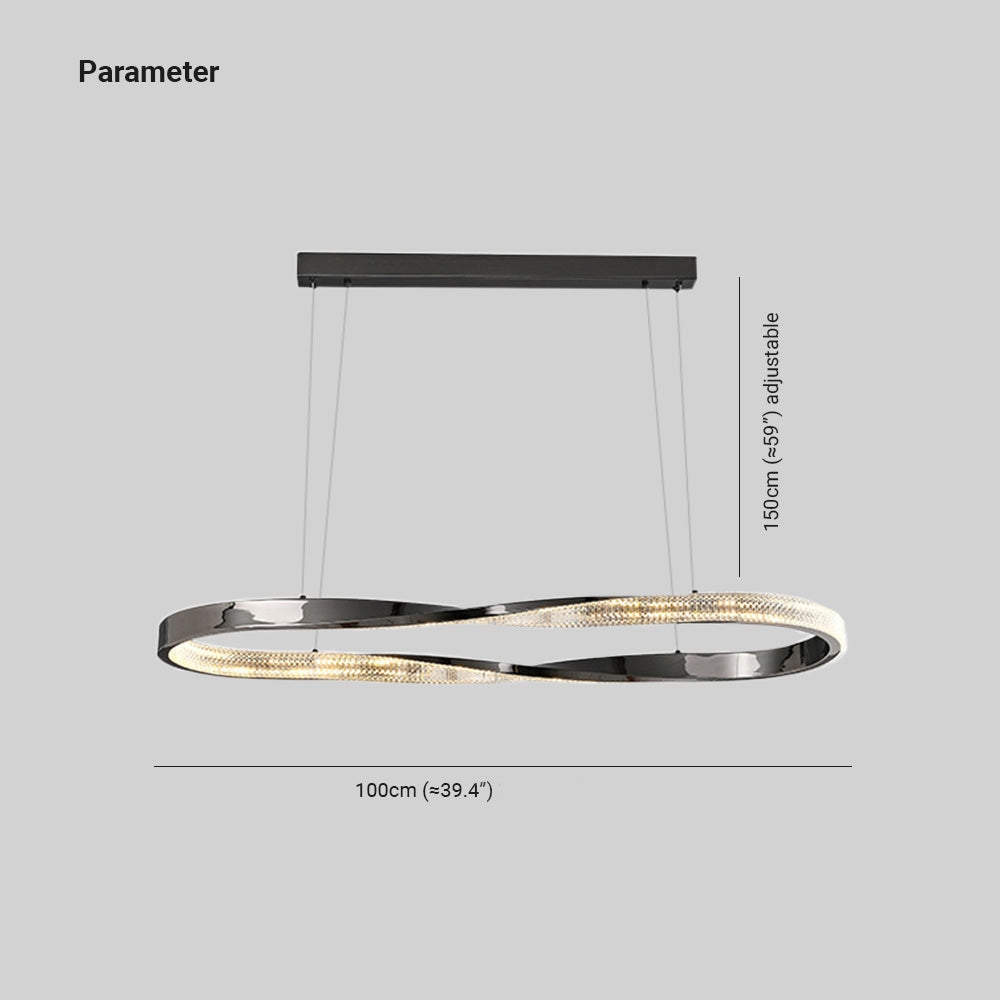 Meldenora Acrylic Pendant Light-Moonnatur