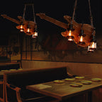 Urenwren Pine Wood Pendant Light-Moonnatur
